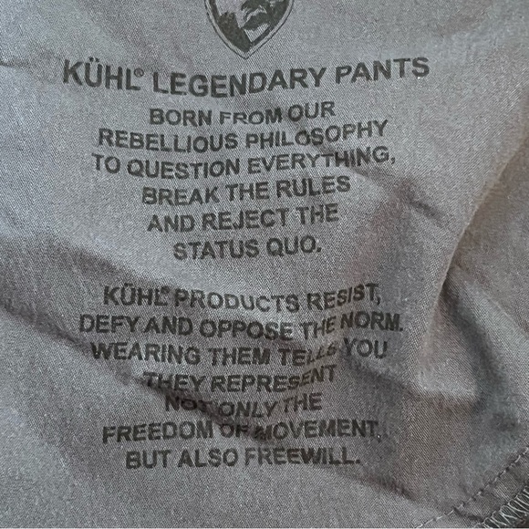 Kuhl Gray Roll Up Cargo Pants with Straight Leg Cut - Picture 12 of 14